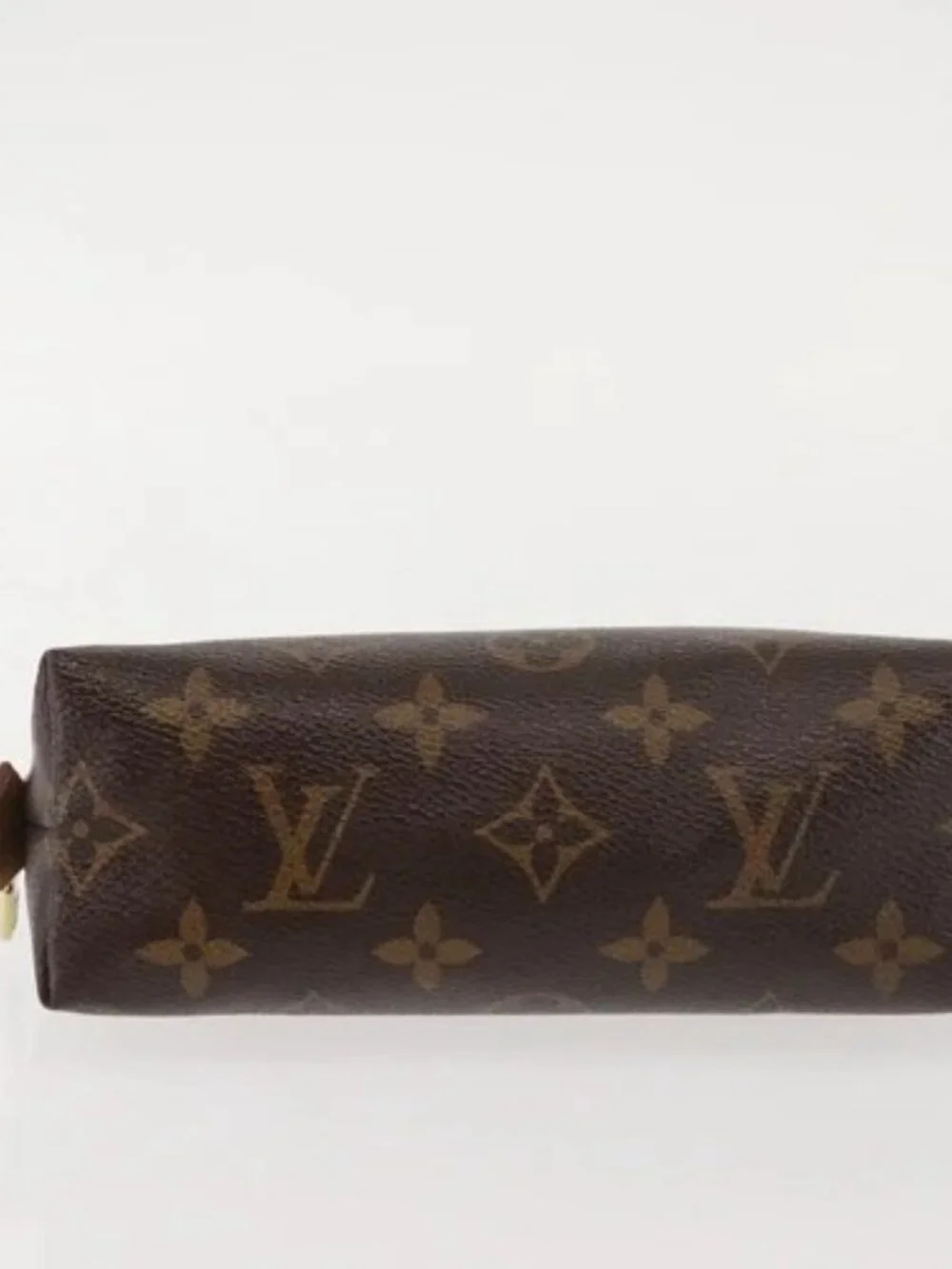 LOUIS VUITTON Monogram Pochette Cosmetic PM Pouch M43998 LV Auth BA6195